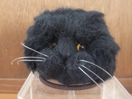 黒猫の頭部
